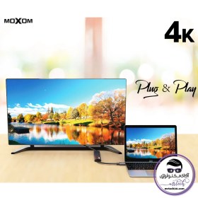 تصویر کابل تبدیل USB-C به HDMI موکسوم مدل MX-AX30 