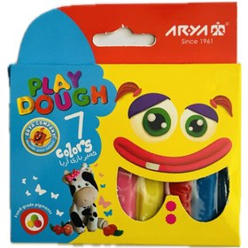 تصویر خمیر بازی ۷رنگ آریا 