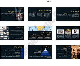 تصویر دانلود قالب پاورپوینت مدیریت برند – طراحی علمی و مینیمال 