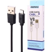 تصویر کابل میکرو یو اس بی فست شارژ Remax V8-04 1m REMAX V8 04 1M MICROUSB CABLE