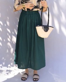 تصویر دامن لینن 