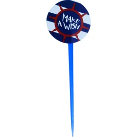 تصویر خلال تزئین غذا روز خوب مدل ملوان بسته 10 عددی | سرمه ای 