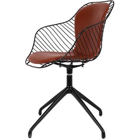 تصویر صندلی غذاخوری فلورنس استیل هامون Florence FL41-C Steel Hamoon Dining Chair