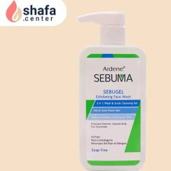 تصویر ژل شوینده و ساینده صورت آردن سبوما (Arden Sebuma) – مناسب پوست چرب و دارای آکنه – 350 میلی‌لیتر 