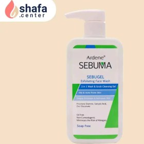 تصویر ژل شوینده و ساینده صورت آردن سبوما (Arden Sebuma) – مناسب پوست چرب و دارای آکنه – 350 میلی‌لیتر 
