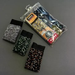 تصویر شورت مردانه اوزتاش بسته ۱۲ عددی نیم پا 