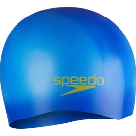 تصویر کلاه شنا آبی دخترانه و پسرانه بچگانه MOUD CAP JU KIDS BONE اسپیدو SPEEDO 