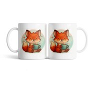 تصویر ماگ روباه بامزه کد M22 