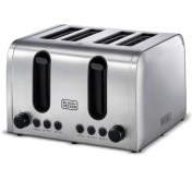 تصویر توستر نان بلک اند دکر مدل ET444 BLACK+DECKER 4-Slice Toaster