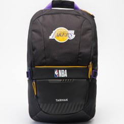 تصویر کوله پشتی بسکتبال تارمک / تیم لیکرز - 25 لیتری - دکتلون Tarmak NBA LAKERS Basketball Backpack - 25 L - Black 