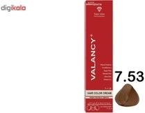 تصویر رنگ مو والانسی سری کاکائویی مدل بلوند کاکائویی متوسط شماره R6 VALANCYR6 Hair Color 100 ml