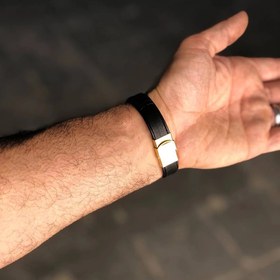 تصویر دستبند چرمی کد ۶ Bracelet code 6