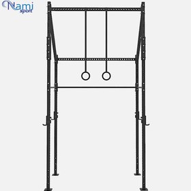 تصویر سازه کراسفیت بیرونی مسابقه‌ای Outdoor crossfit competition structure NS 1002 