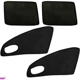 تصویر آفتابگیر شیشه خودرو پاسیکو مدل P542 مناسب رنو ساندرو بسته 4 عددی 