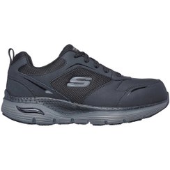 تصویر کفش کار مردانه اسکچرز skechers work arch-fit 200134-bkcc 