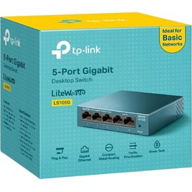 تصویر سوئیچ 5 پورت تی پی لینک TP-LINK LS105G 5-Port Switch 