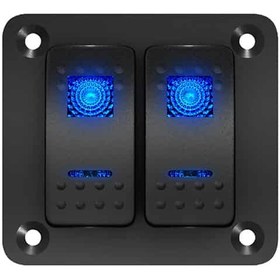 تصویر کلید چراغدار پنلی 20A-12-VDC ضد آب 