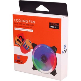 تصویر فن کیس گیمینگ ENZO FAN002 12*12 