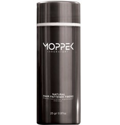 تصویر پودر پرپشت کننده موی موپک ا Moppek Natural Hair Fattener Fibers - Walnut Moppek Natural Hair Fattener Fibers - Walnut