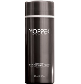 تصویر پودر پرپشت کننده مو سر 25 گرمی رنگ گردویی موپک MOPPEK Hair Fattener Fiber