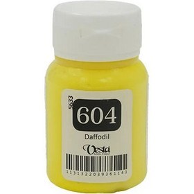 تصویر وستا / رنگ پارچه / زرد کد 604 