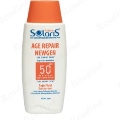 تصویر لوسیون ضد آفتاب بی‌رنگ آردن سولاریس مدل Age Repair Newgen SPF50 
