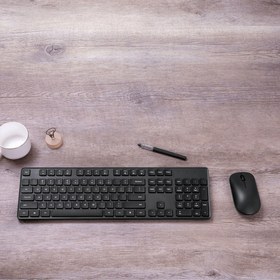 تصویر ماوس و کیبورد بی‌سیم شیائومی Mi WXJS02YM Wireless Keyboard Mouse Set (جعبه باز) 