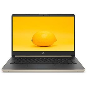 تصویر رایانه لپ تاپ HP 14 Premium Laptop، نمایشگر میکرو 14 اینچی HD ، آخرین 10 هسته Intel Core i3-1005G1 تا 3.4 گیگاهرتز ، 4 گیگابایت DDR4 128GB SSD وب کم SSD Intel UHD Graphics 802.11ac Bluetooth 4.2 Win 10 S-Gold 
