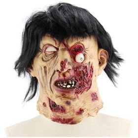 تصویر ماسک زامبی دیوانه از لاتکس برند gobuy Latex Crazy Zombie Mask