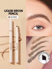 تصویر هاشور ابرو ماژیکی | Feather Better Liquid Eyebrow Pencil - blonde Feather Better Liquid Eyebrow Pencil
