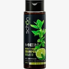 تصویر شامپو سر و بدن مردانه موهیتو شون|Mojito shampoo for men schon 