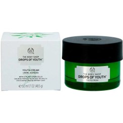 تصویر کرم جوانساز صورت بادی شاپ مدل drops of youth حجم 50 میلی لیتر Body shop rejuvenating face cream model drops of youth 50ml