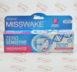 تصویر خمیر دندان میسویک Zero Sensitive ا Misswake Zero Sensitive Toothpaste Misswake Zero Sensitive Toothpaste