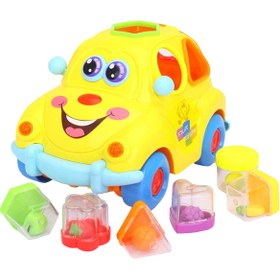 تصویر اسباب بازی ماشین فولوکس موزیکال Hola Toys baby car toy code:516/20