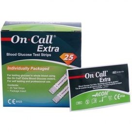 تصویر نوار تست قندخون ایکان مدلOn.Call Extra OGS-191 