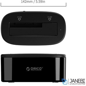 تصویر داک هارد و تبدیل SATA به USB اوریکو 3.5/2.5 اینچ مدل 6218US3 ORICO 2.5/3.5 Inch Hard Drive Dock | 6218US3