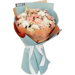 تصویر دسته‌گل هارمونی پاستلی Pastel Harmony Bouquet No.11 