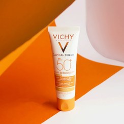 تصویر ضد آفتاب رنگی ویشی SPF50 حجم ۵۰ میلی لیتر 