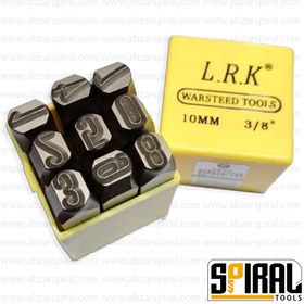 تصویر سنبه شماره کوب سایز ۱۰ میلیمتر L.R.K 