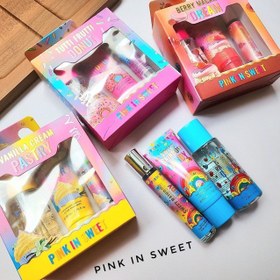 تصویر ست ۳تکه کاپ کیک pink in sweet 