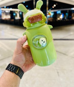 تصویر تراول ماگ عروسکی مدل خرگوش rabbit steel travel mug