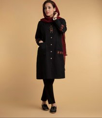 تصویر مانتو الیاف طبیعی کیانا 