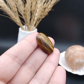 تصویر نگین چشم ببر اصل معدنی کد 8749 