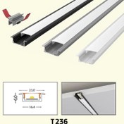 تصویر چراغ لاینر توکار برش 16/4 میلیمتر اکولاین کد T236 