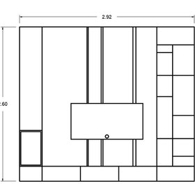 تصویر میز تلویزیون مدل e024b 