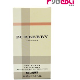 تصویر ادکلن زنانه طرح مارک مدل Burberry London حجم 100 میل اسکلاره Women's cologne designed by Sclaree, Burberry London model, volume 100 ml