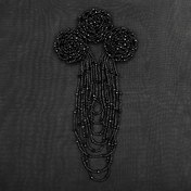 تصویر سردوشی لباس مجلسی گل دار بسته 6 عددی 