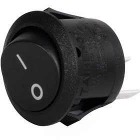 تصویر کلید راکر گرد دو حالته ۲ پین 