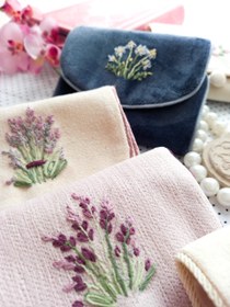 تصویر جانماز مخمل گلدوزی جیبی کد3 