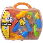 تصویر ست اسباب بازی ابزار مدل کیف کریستالی ا Crystal bag model tool toy set Crystal bag model tool toy set
